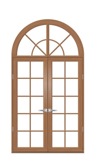 پنجره یو پی وی سی رنگی هلال